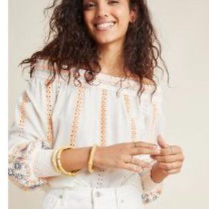 NEVER BEEN WORN- Vineet Bahl at Anthropologie Off the Shoulder Flowey Top- XL